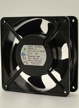 原装MUTUAL MOTOR M115BA2H M115BA1金属风扇H 12CM 200/240V