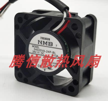 原装NMB 04020VA-24P-BL 24V 0.13A 4020 4CM 安川变频器驱动风扇
