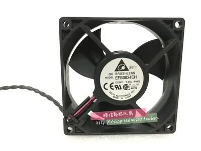原装台达 8025 8CM 24V 0.21A三叶双滚珠变频器散热风扇EFB0824EH