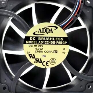 台湾ADDA协禧 AD1224MB-F9BGP 12038 24V 0.68A四线带PWM调速风扇