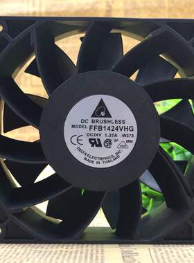 台达 FFB1424VHG 14050 14CM 24V 1.37A 大风量暴力变频器风扇