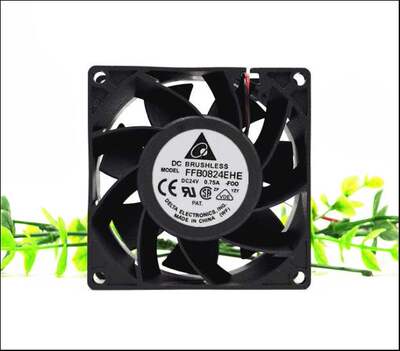 原装台达 FFB0824EHE/VHE/SHE 80*38MM 24V 双滚珠变频器散热风扇