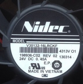 VA300DC V35132-16LRCKF 原装NIDEC 8CM 24V 0.45A 变频器风扇