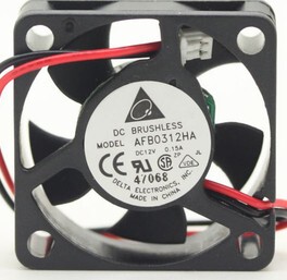 原装台达3CM 3010 AFB0312HA DC12V 0.15A 两线 三线测速风扇