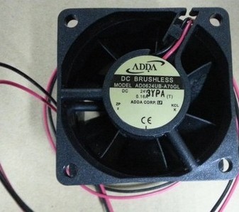 AD0624UB-A70GL 24V 0.15A 60*60*25MM ADDA散热风扇