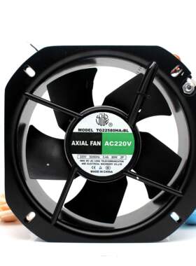 TG22580HA2BL 风机 22580 220v机柜变频器耐高温风扇225*225*80mm