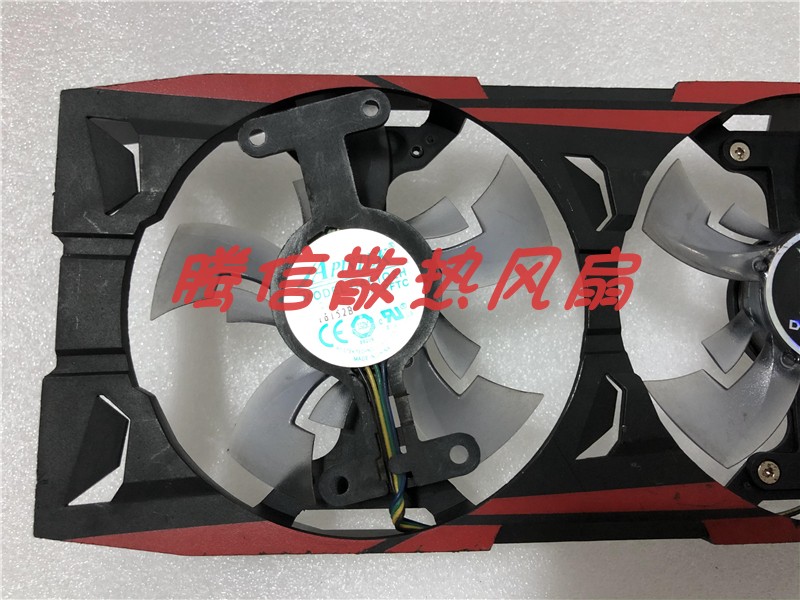 迪兰R9 270 270X 370 380 酷能版 GA91O2H 智能显卡温控双风扇