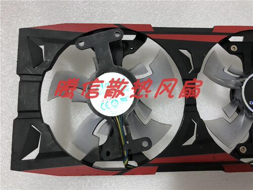 迪兰R9 270 270X 370 380 酷能版 GA91O2H 智能显卡温控双风扇