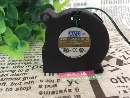 原装 AVC 4515 12V 0.15A BA04515B12E-NED 2线 鼓风机散热风扇