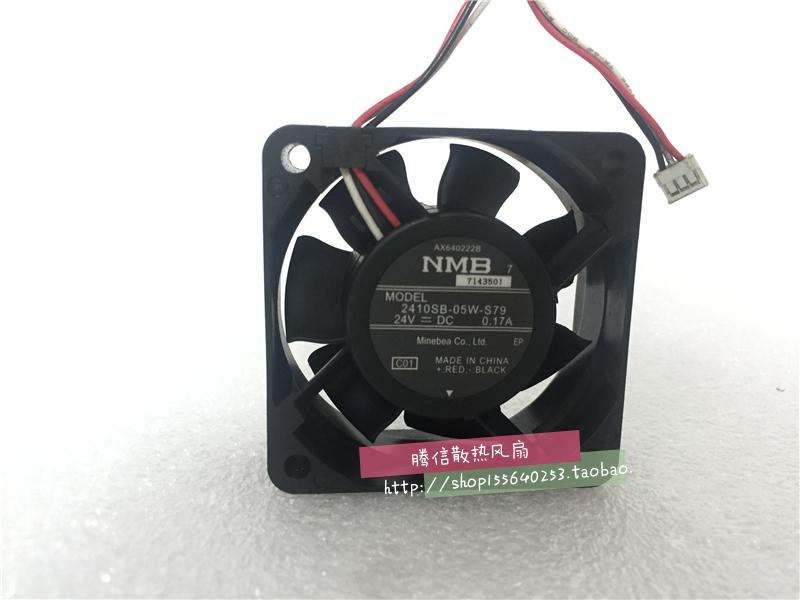 原装NMB-MAT 6CM/6025 2410SB-05W-S79/B50 24V 0.17A 变频器风扇