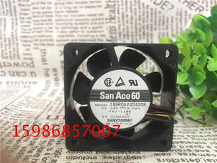 0.08A 原装 24V 109R0624S4D08 6CM静音打印机变频风扇 三洋SANYO