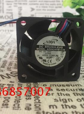 原装正品ADDA变频器风扇4020 4CM 24V 0.09A 3线AD0424HB-C56