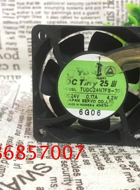 日本伺服 TUDC24N7FS-701 24V 0.17A 4.2W  6CM 6025 工控机风扇