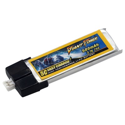 3.7V 500mAh锂电25C升级动力 适用E-flite Blade MCPX V922 HCP