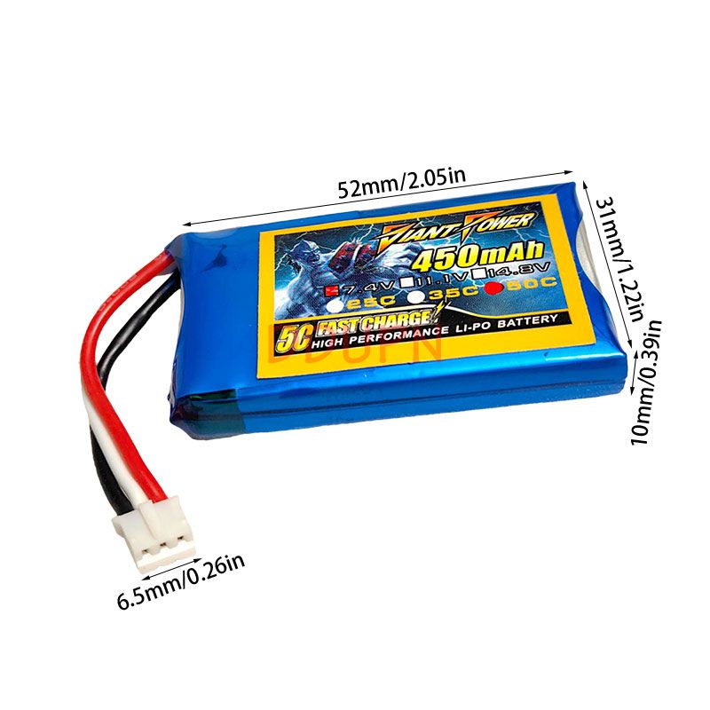 玩具配件模型玩具锂电池7.4V