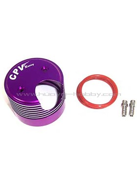 GP026汽油引擎26cc铝合金散热顶紫色 遥控模型油动船发动机水冷罩