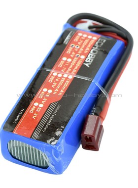 7.4V2S 2200mAh 25C 聚合物锂电池T头 遥控模型飞机 直升机配件