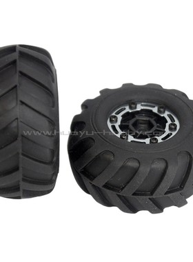 海博星hbx配件24968车轮总成含轮毂装饰片 遥控模型大脚攀爬2098B