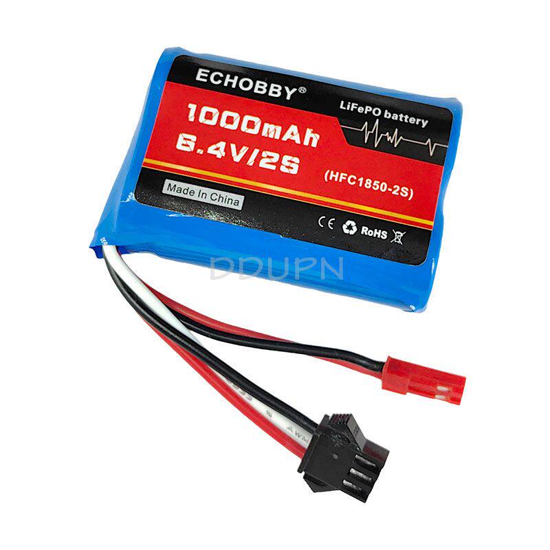 DDUPN模型玩具锂电池6.4VHFC1850