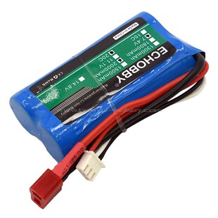 竞速快艇 7.4V 遥控模型车大脚越野 2000mAh锂电池T头20C 动力