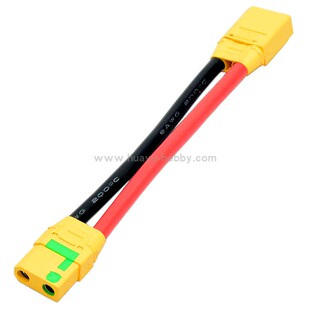 XT90-S 防打火插头延长线公转母遥控模型航拍无人机车船 升级配件