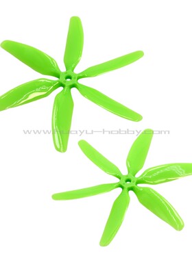 6叶5x4 螺旋桨绿色 10对正反 多旋翼航拍无人机 遥控模型穿越机