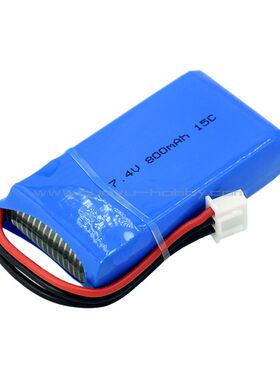 7.4V/2S 800mAh 15C锂电池适用于华科尔DEVO F7航拍7通道遥控器控