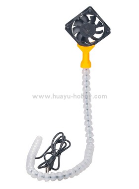 遥控模型 焊台助手白橙色随意弯折定位USB电动风扇RC玩具维修工具