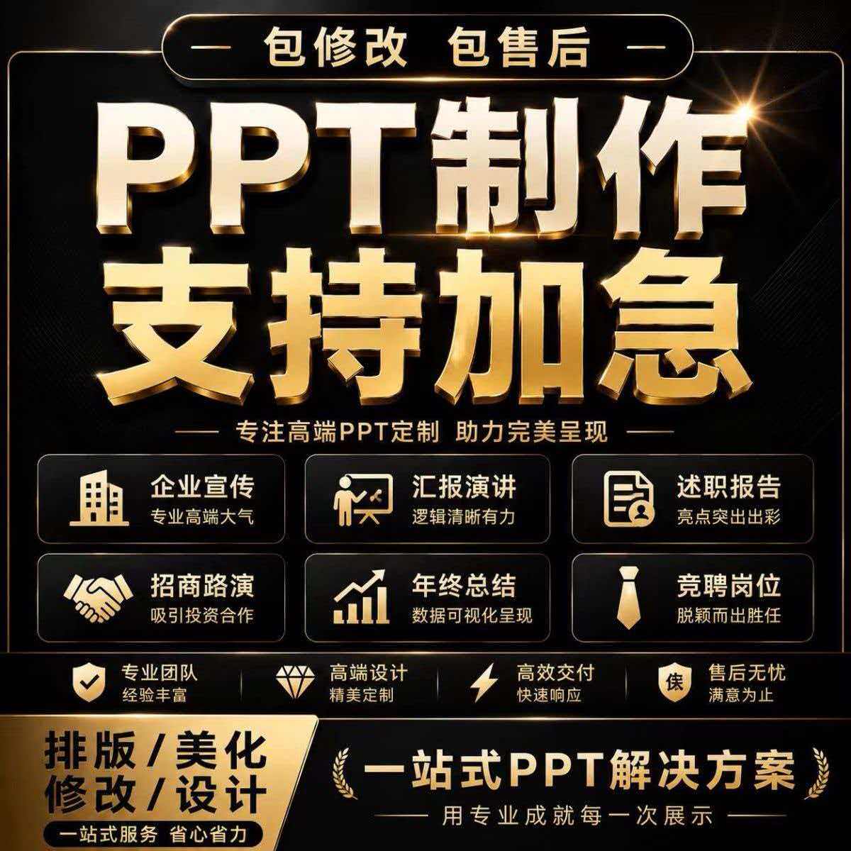 ppt制作代做定制美化修改幻灯PPT设计