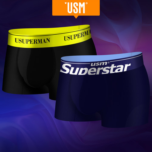 USM高端男平角裤买3送1送同款