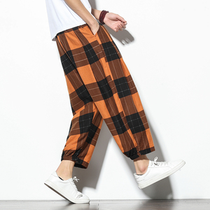 风夏季新款薄款透气棉麻休闲哈伦裤灯笼裤九分裤MK868-P40,男装休闲裤,四季星座220-1