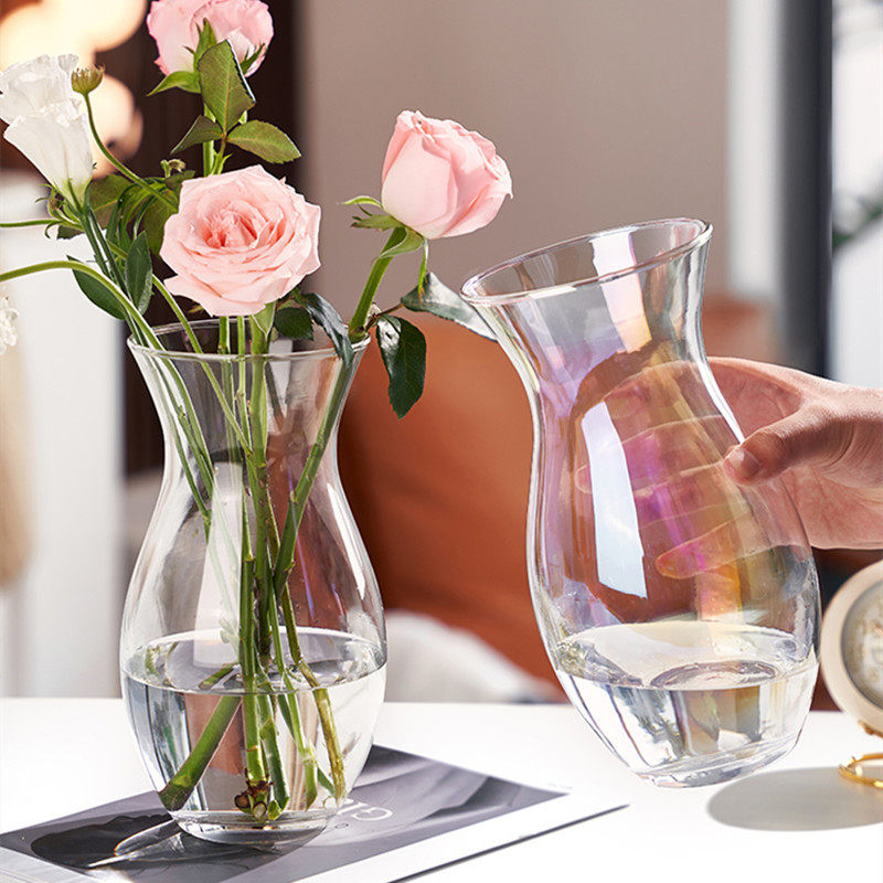 北欧ins玻璃花瓶客厅插花创意小卧室装饰简约广口花瓶透明网红,家居饰品,花瓶,淘宝优惠券,粉丝福利购,淘宝优惠卷