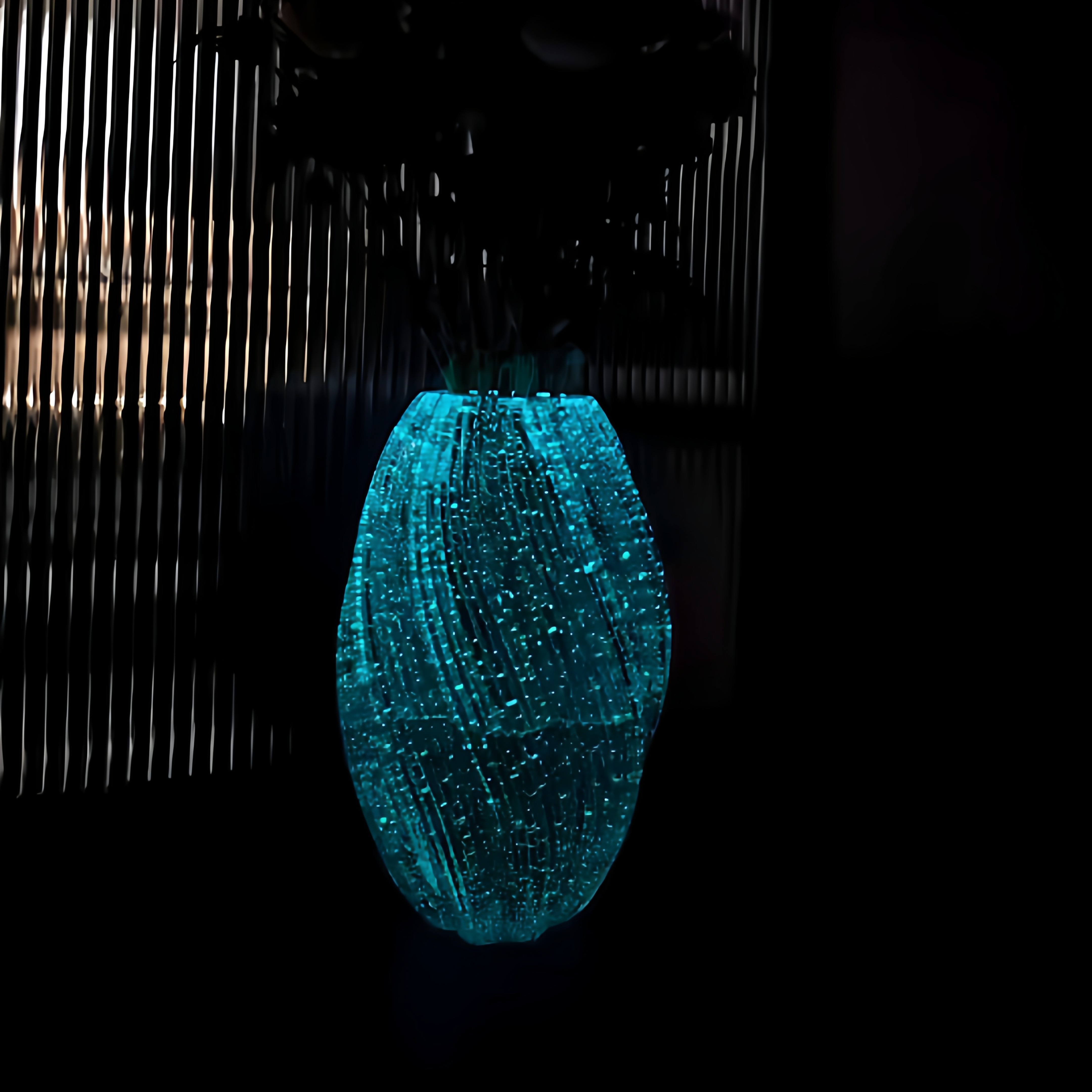 【2026新年款】夜光麦芽糖简约轻奢透明玻璃花瓶摆件水培插花雪柳,家居饰品,花瓶,淘宝优惠券,粉丝福利购,淘宝优惠卷