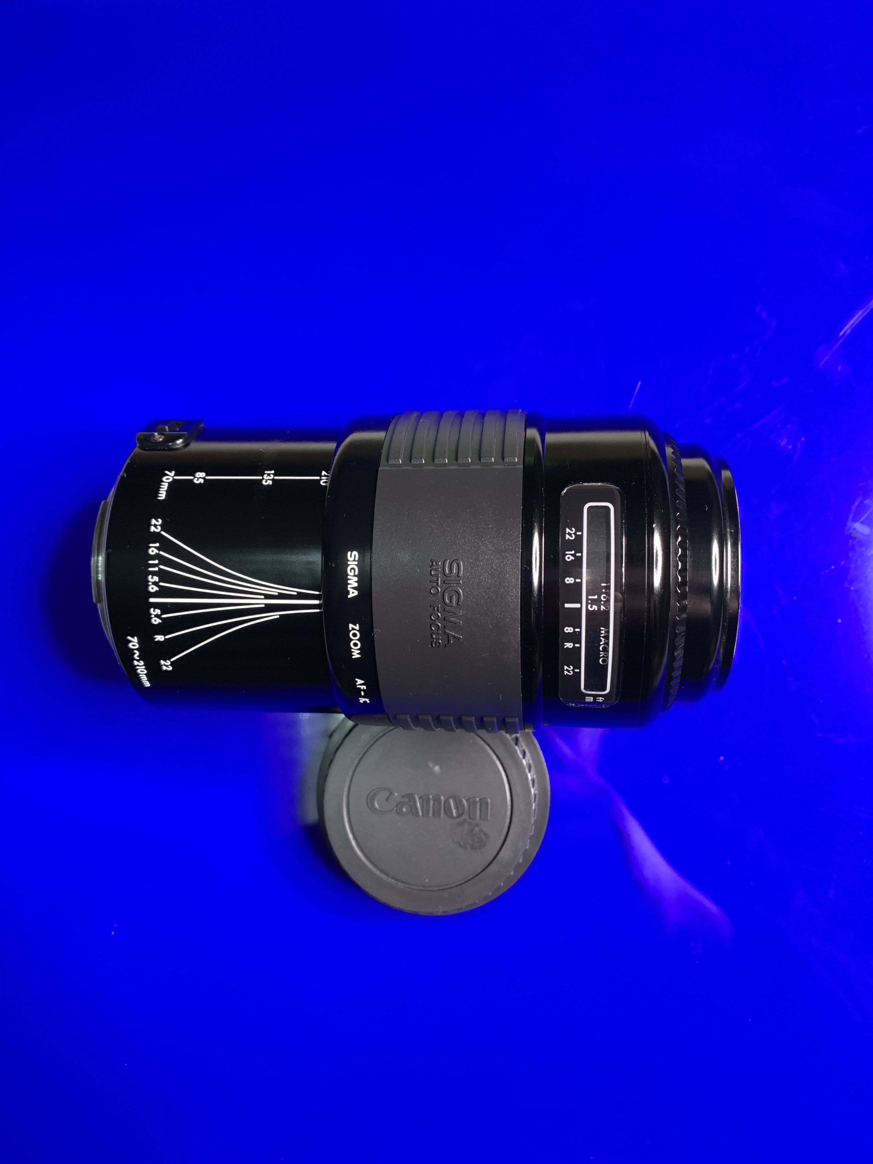 佳能EF 适马70-210mm/4-5.6长焦自动镜头MC多层镀膜 全金属成色新