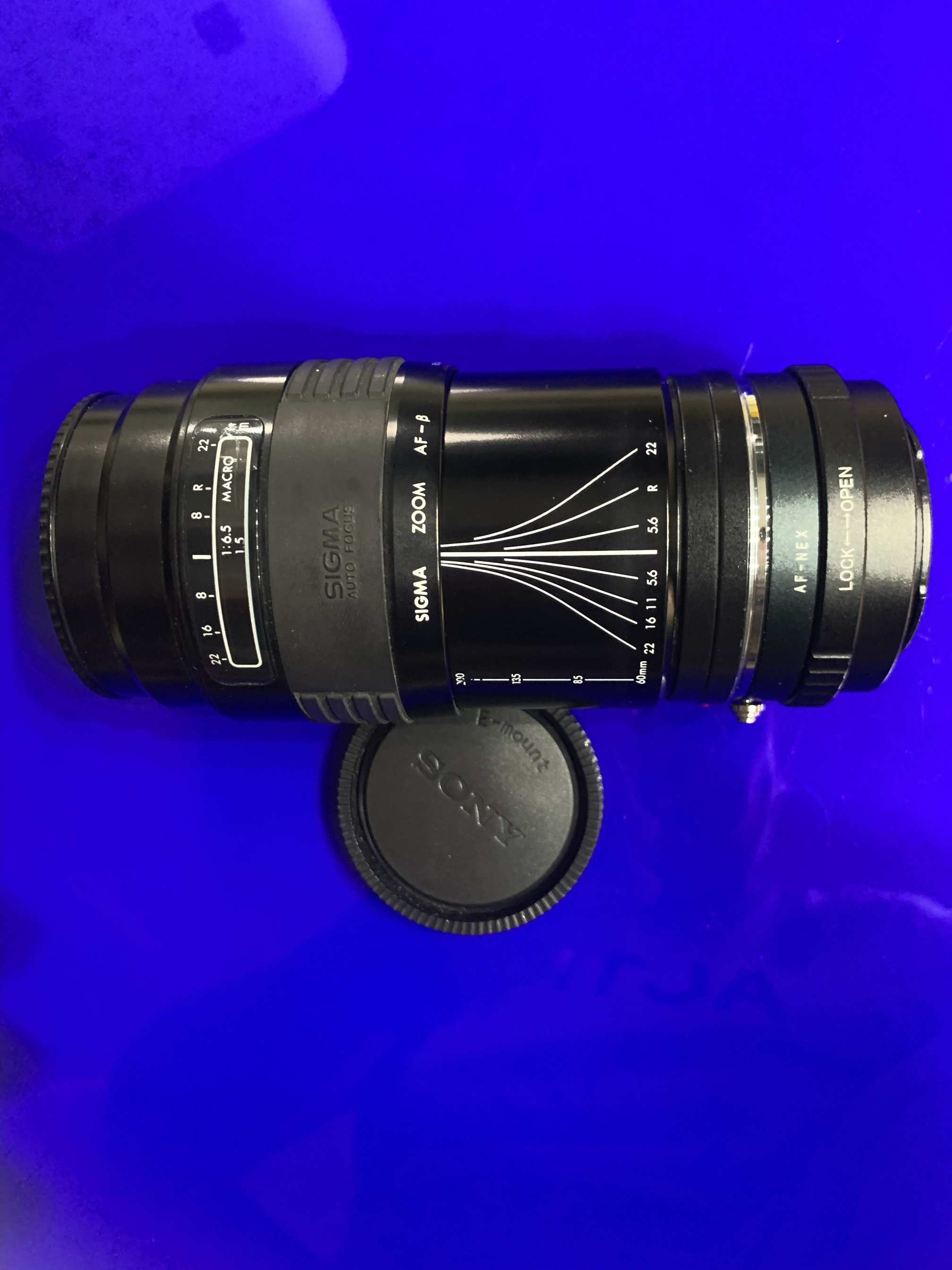 索尼微单E口a7 NEX 适马60-200mm/4-5.6中长焦镜头全金属实用微距