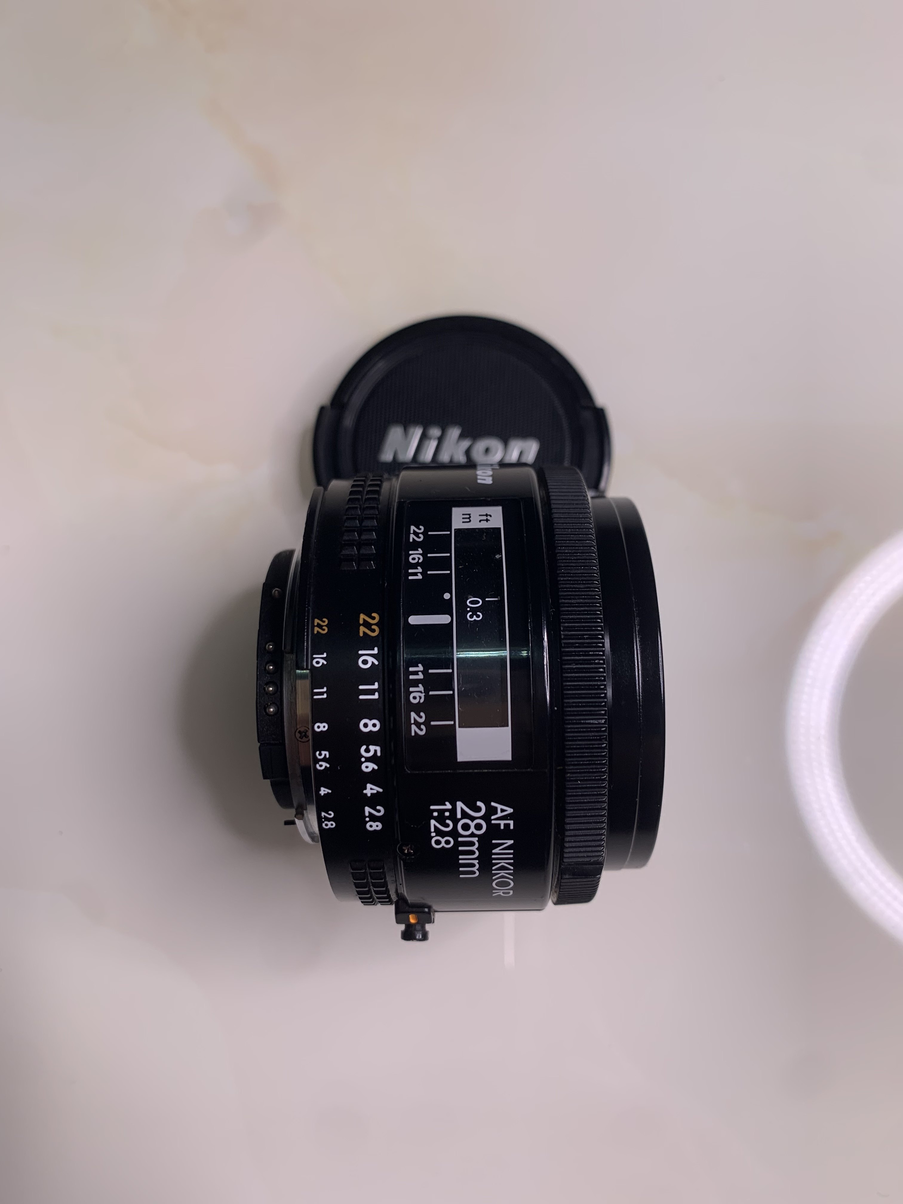 Nikon尼康F口 28mm/2.8自动定焦广角镜头 人像风景 画质锐利浓郁