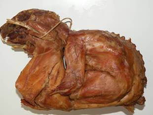 张家口特产清朝贡品/柴沟堡正宗熏肉 熏兔 一只约1.8斤