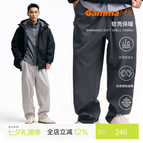 PINSKTBS「加绒CHINO」25冬季休闲宽松加绒CHINO梭织工装长裤男