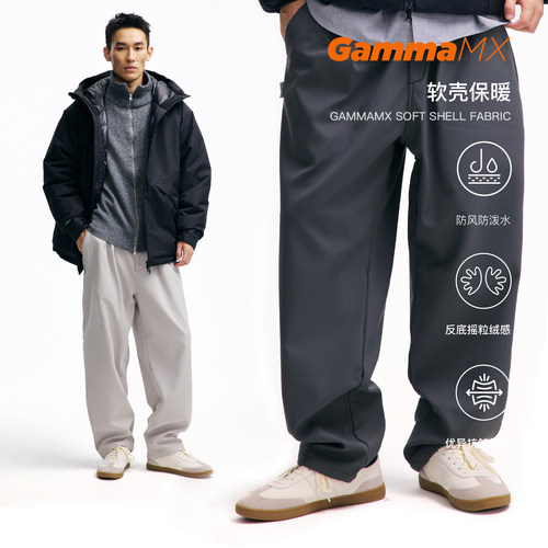 PINSKTBS「加绒CHINO」25冬季休闲宽松加绒CHINO梭织工装长裤男