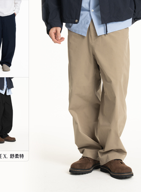 PINSKTBS「SOLOTEX四季裤」26SS春季复古宽松梭织抗皱休闲长裤男
