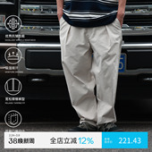 长裤 PINSKTBS 休闲CHINO微锥梭织锥形工装 」2025秋季 男 「抗皱神裤