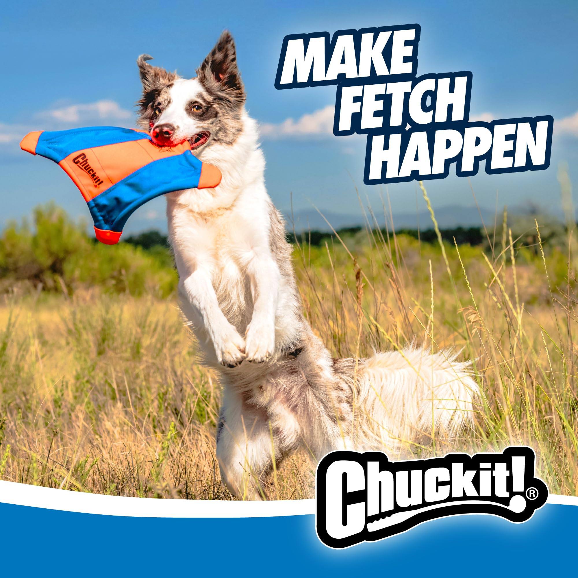 美国petmate狗玩具 CHUCKIT狗飞盘 四角飞鼠牛津布户外宠物飞盘