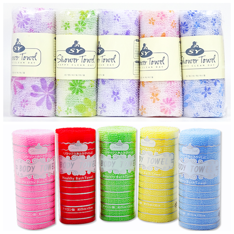 韩国进口正品温泉洗浴巾浴球浴花长条洗澡巾浴花浴室澡巾洗背澡巾,家庭/个人清洁工具,搓澡巾,淘宝优惠券,粉丝福利购,淘宝优惠卷