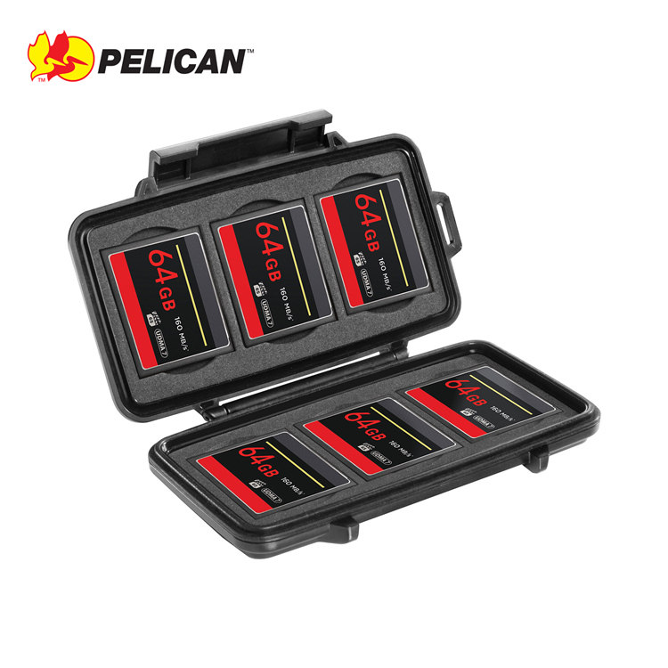 美国pelicanCF储存卡保护箱盒