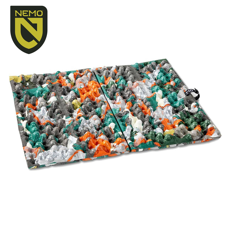 进口美国NEMO户外露营超轻便携折叠泡沫蛋巢坐垫快速回弹钓鱼