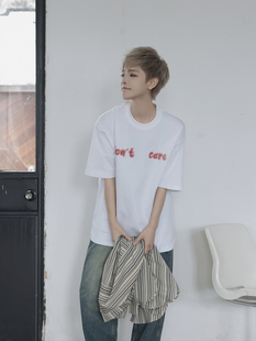 3色全棉280克印花圆领基础款 衣疫 清仓 t恤无性别简约短袖 断码