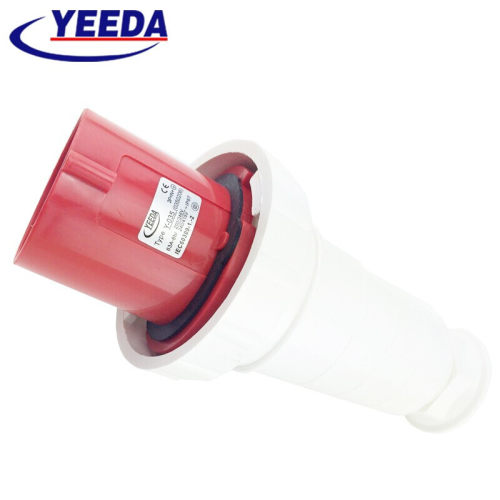 YEEDA怡达工业连接器 63A三相五芯（3P+N+E）航空插头插座 IP67