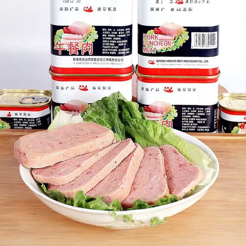 蚌埠特产淮河午餐肉340g常温即食
