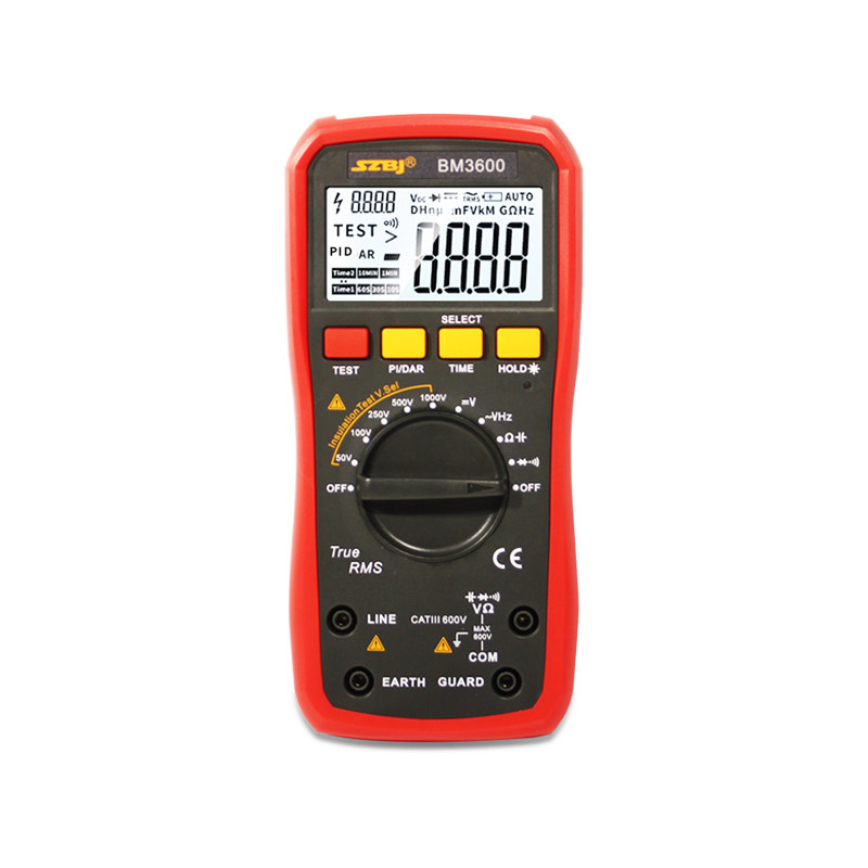 滨江BM3600电工摇表BM3700数字万用表兆欧表二合一绝缘电阻测试仪图片