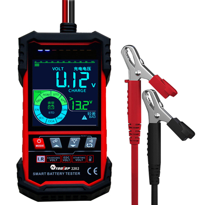 TOOLTOP 2202 汽车蓄电池检测仪 电动车12v24v电瓶寿命容量测试仪
